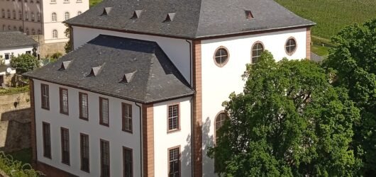 Kleiner Flug um die Paulskirche im Frühjahr 2025