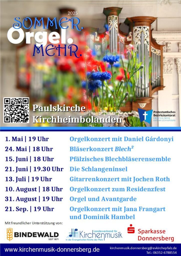 Sommerprogramm in der Paulskirche Kirchheimbolanden